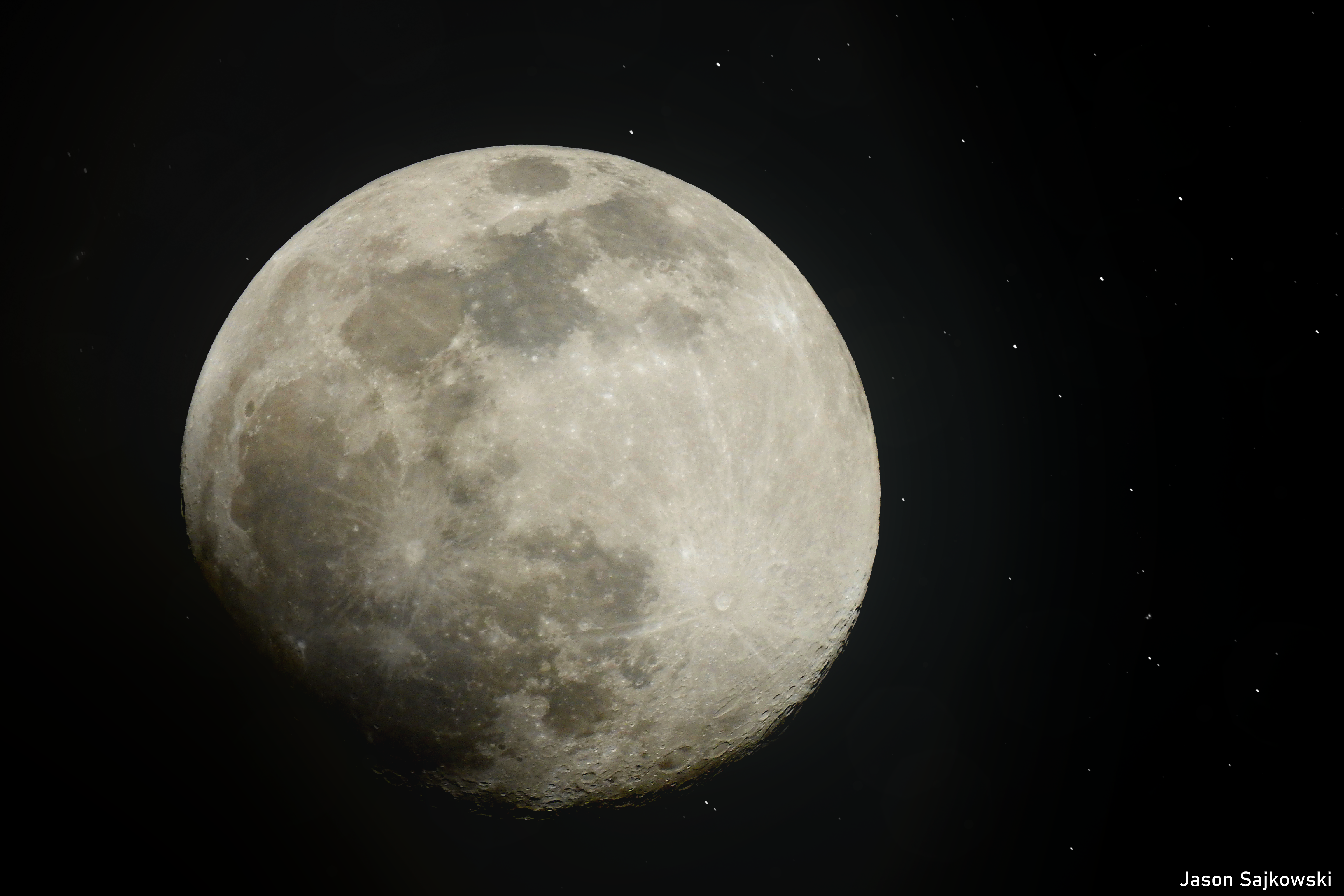 Full Moon with Stars